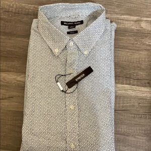 NEVER WORN Michael Kors Slim Fit Dress Shirt